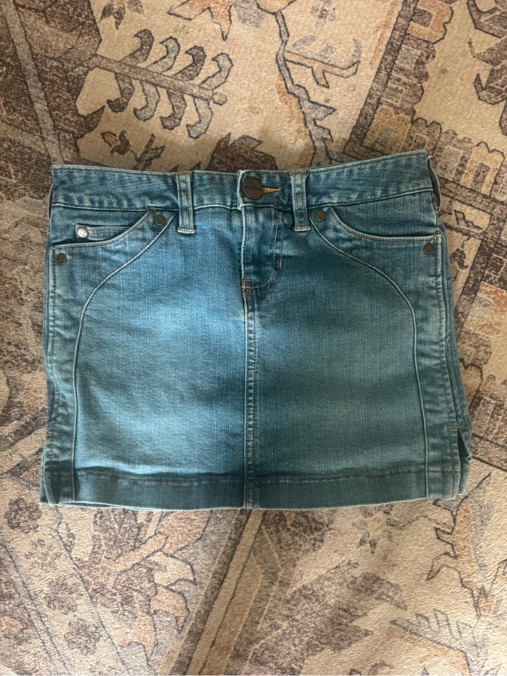 Abercrombie Blue Denim Mini Skirt